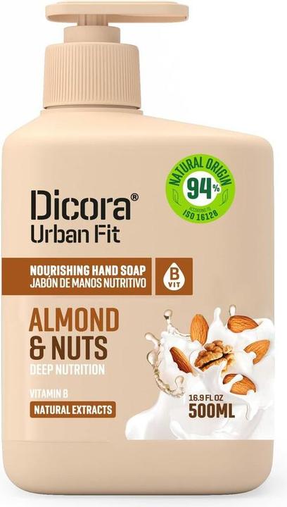 Decora Dicora Urban Fit Handseife Vitamin B Mandeln & Walnüsse 500ml (Flüssigseife, 500 ml)