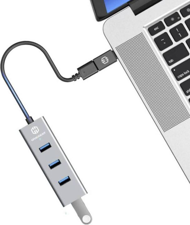 Produktbild Graugear Usb-Hub (USB-C, 4 Ports)