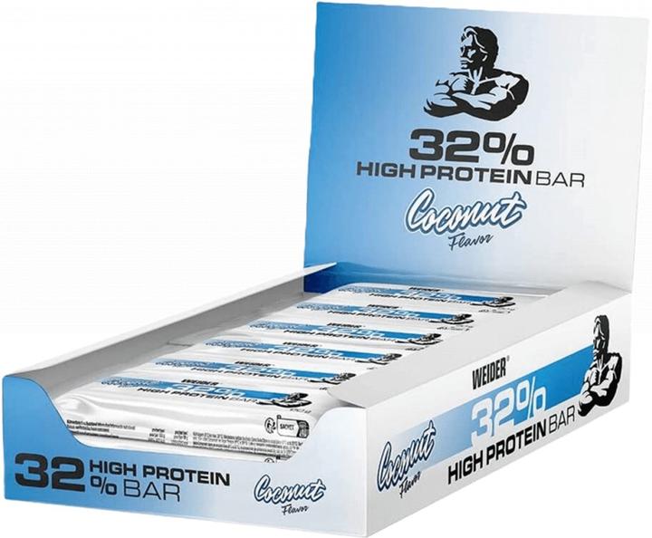 Image du produit Weider Barre protéinée à 32 (720 g, 12 pcs)