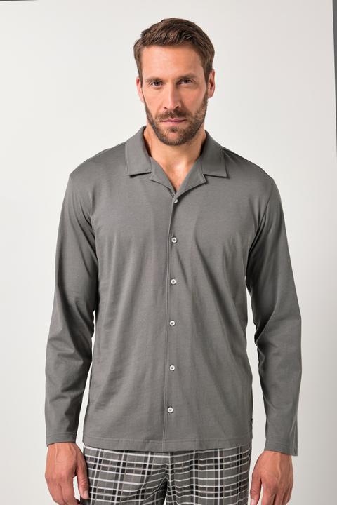 Image du produit JP1880 Schlafanzug, Homewear, Zweiteiler, Langarmshirt mit Knöpfen (L)