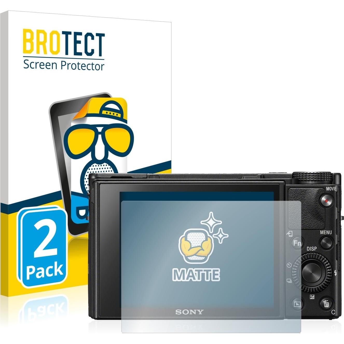BROTECT Entspiegelungs-Schutzfolie Displayschutz Matt (Displayschutz, Cyber-Shot DSC-RX100 VII), Kameraschutz