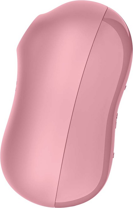 Actual product image Satisfyer Cotton Candy Double Aire Pulse Vibrator - Light Red