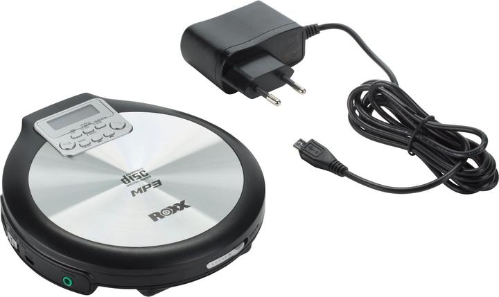 Immagine prodotto Roxx Lettore CD portatile PCD 600 CD, CD-R, CD-RW, MP3 Nero