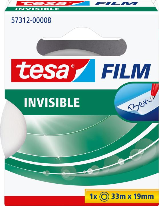 Produktbild tesa 1x tesafilm INVISIBLE, matt-unsichtbar, alterungsbeständig und reissfest (19 mm)