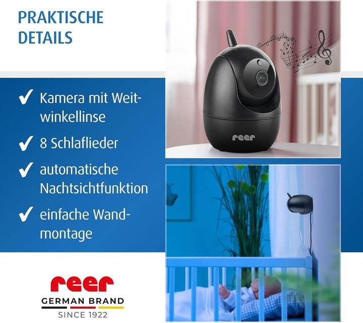 Produktbild Reer Zusatzkamera BabyCam Pro HD Move (Babyphone mit Kamera, 300 m)