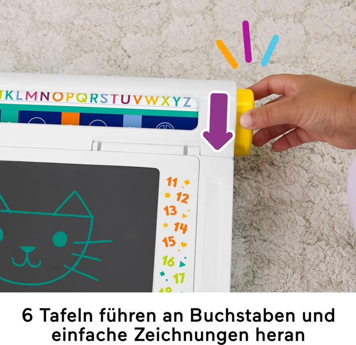 Image du produit Fisher-Price Doodle Pro Lernstation (Allemand, Anglais, Espagnol, Finlandais, Français, Italien, Néerlandais, Portugais, Suédois, 3 - 7 Années)