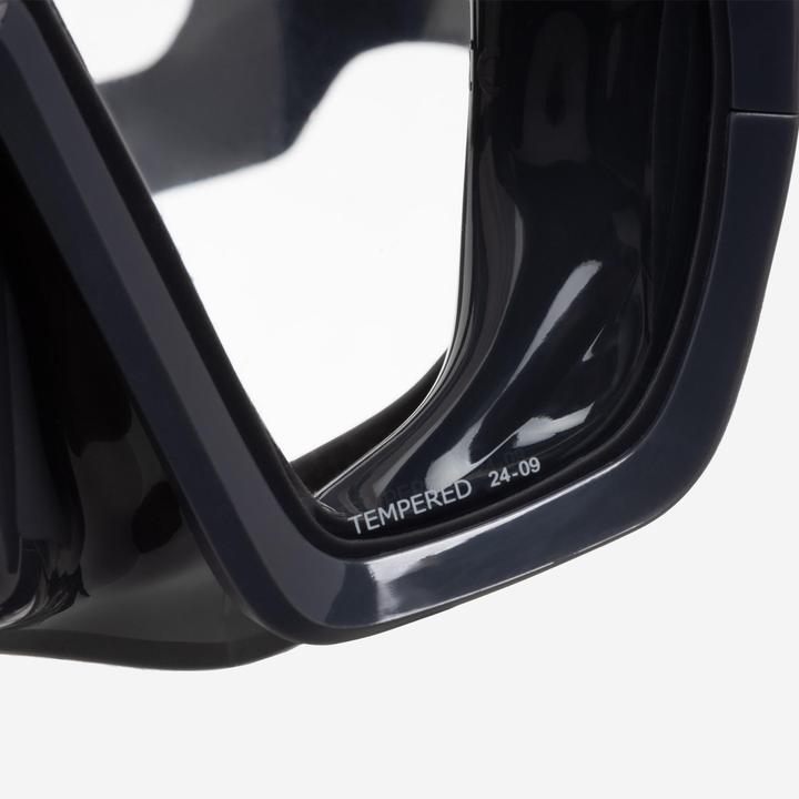 Actual product image Subea Tauchmaske Antibeschlag Silikonriemen - 100 schwarz/grau