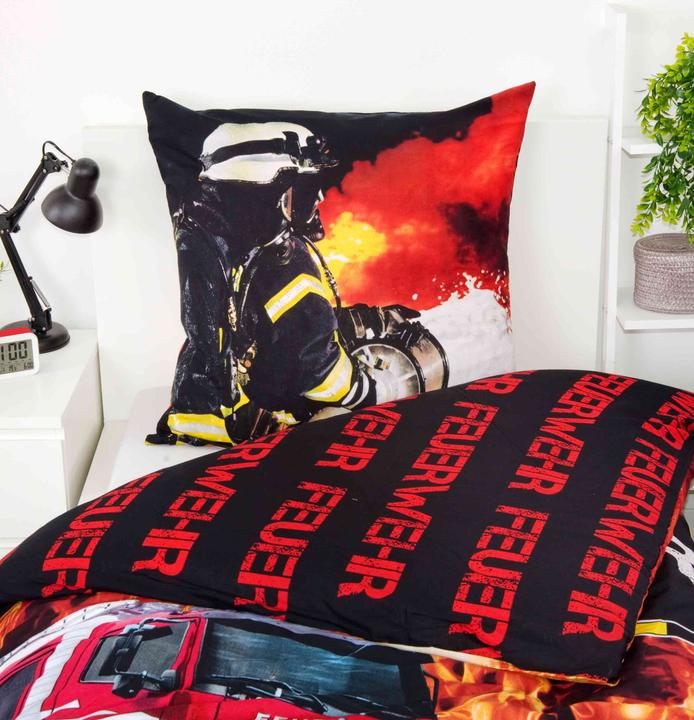 Actual product image Herding Fire brigade bed linen (140 x 200 cm, 70 x 90 cm)