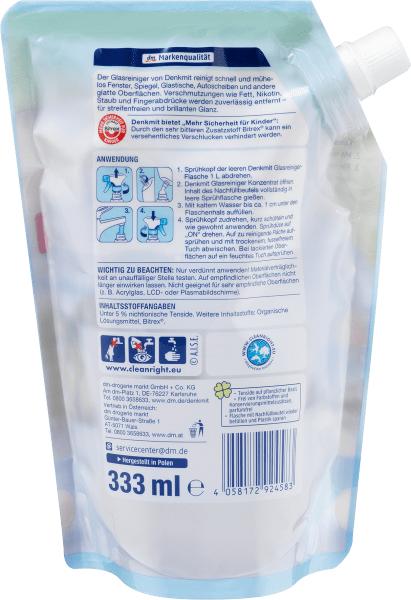 Produktbild dm Denkmit Glasreiniger Nachfüllpack