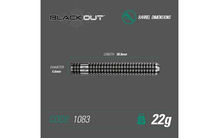 Produktbild Winmau Blackout (22 g)