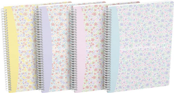 Produktbild Oxford FORME FLORAL - Spiralbuch (B5, Kariert, Harter Einband)