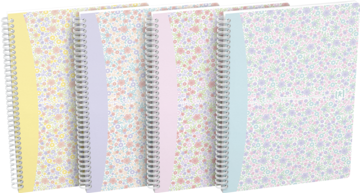 Produktbild Oxford FORME FLORAL - Spiralbuch (B5, Liniert, Harter Einband)