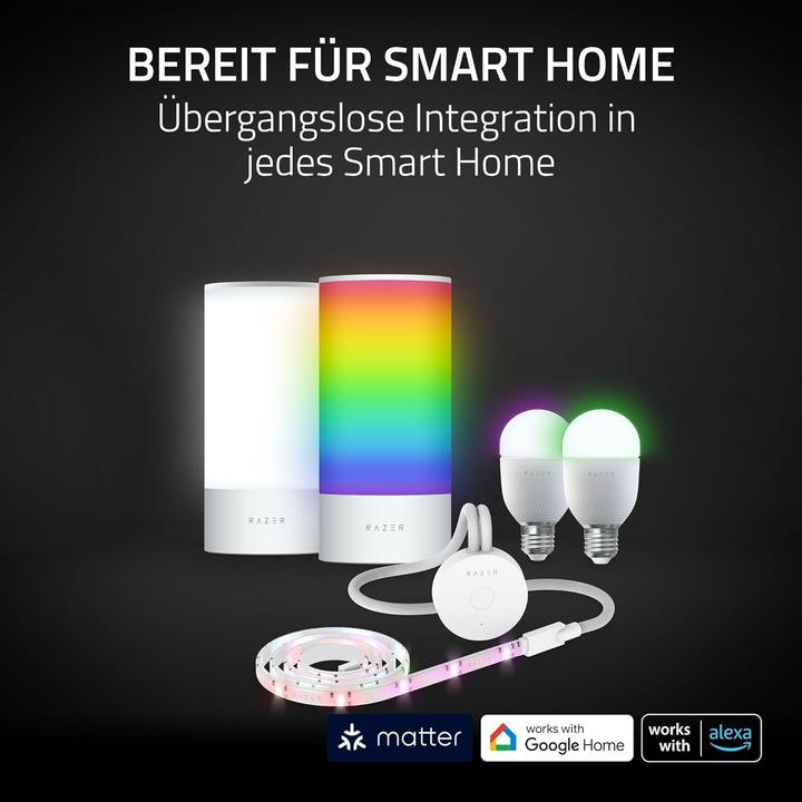 Produktbild Razer Aether Smart Lamp Pro - LED-Leuchte mit Mehrzonen-Beleuchtung (500 lm)