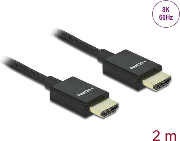 Actual product image Delock HDMI (Typ A) — HDMI (Typ A) (2 m, HDMI, 2.1)
