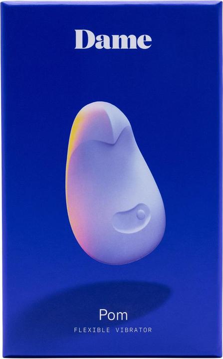 Actual product image Dame Products Pom Flexible Vibrator Ice