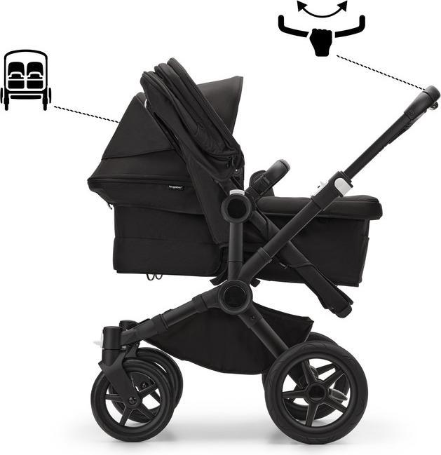 Actual product image Bugaboo Donkey 5 Duo extension set complete, black