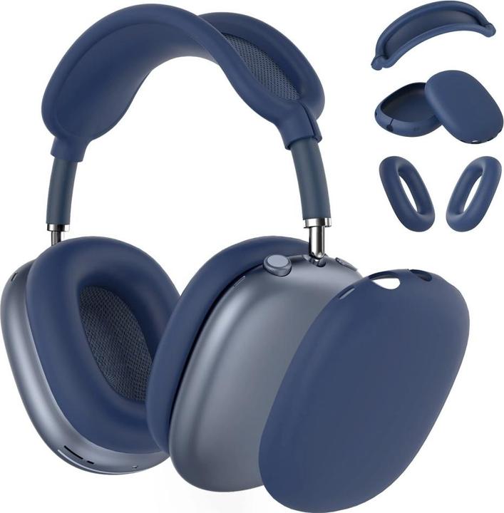 Screenguard Kit Liquid Silicone Case 3-en-1 Navy (Sac pour écouteurs)