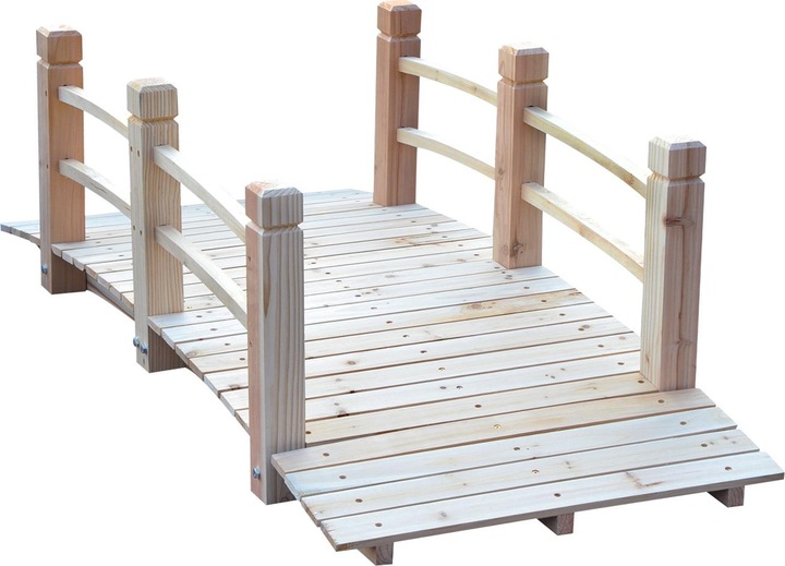Produktbild Outsunny Gartenbrücke mit Geländer