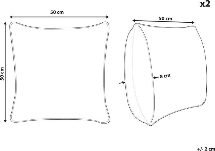 Produktbild Beliani Kanpas (50 x 50 cm)