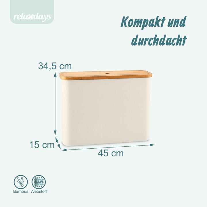Actual product image Relaxdays Toilettenpapier-Aufbewahrung