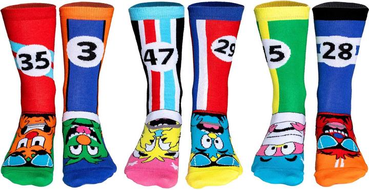 Actual product image United Oddsocks The Zoomers (Single pack, 30 - 38)