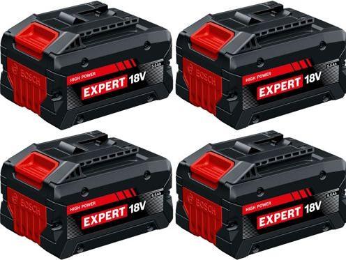 Image du produit Bosch Professional Akku 4xEXBA18V-55 L (18 V)