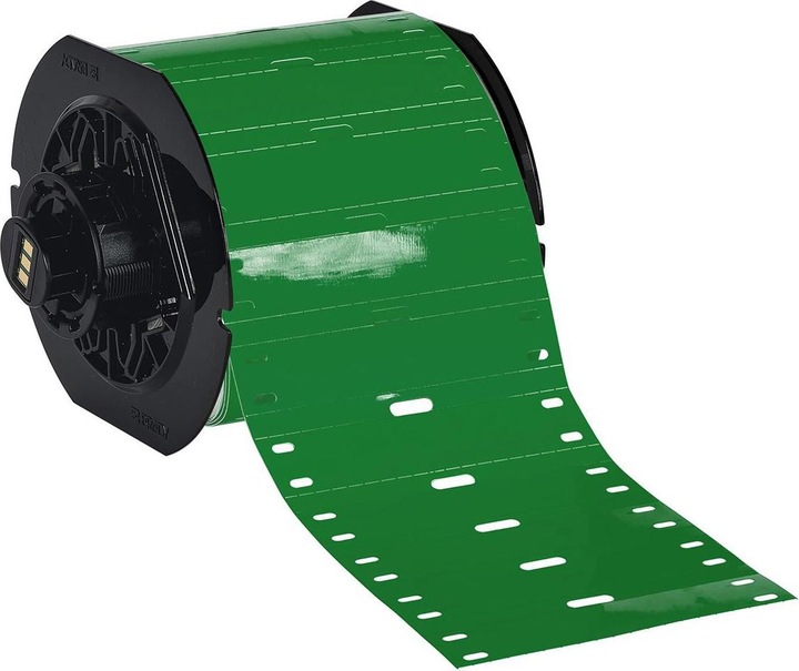 Productafbeelding Brady B33-75x15-7598-GN, kabeletiketten, polyester, groen, mat, 75,00 x 15,00 mm, voor BBP33/i3300/i