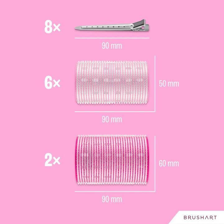 Actual product image BrushArt Thermal Hair Rollers Set