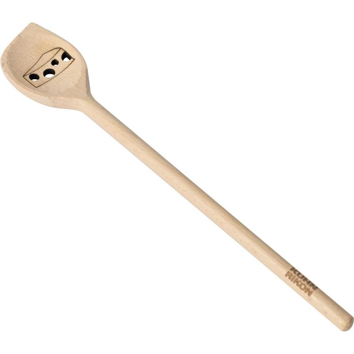 6x Kuhn Rikon Holzkelle Käse, Kochbesteck, Braun