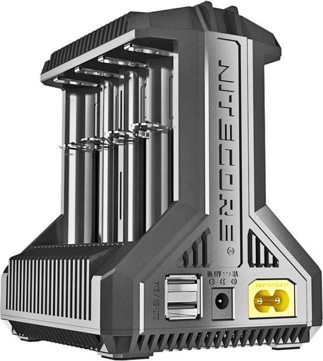 Produktbild Nitecore Schnell-Ladegerät inkl. 8 Stück CR123 A Akku (8 Stk., CR123A, Ladegerät inkl. Akku)