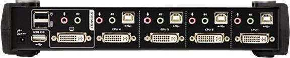 Actual product image Aten CS1764A, 4 Port KVM Switch, 2x USB, DVI