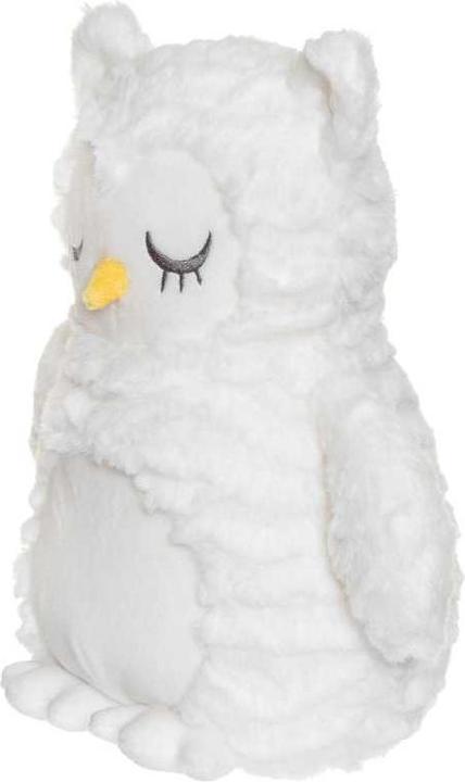 Immagine prodotto Teddykompaniet Cuscino termico gufo bianco con pelliccia ondulata 35 cm (35 cm)