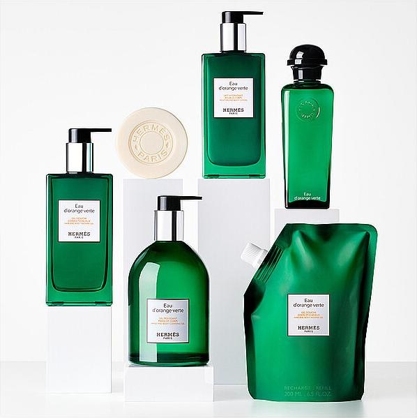 Actual product image Hermès Eau dorange verte, foaming gel for hands and body (300 ml)