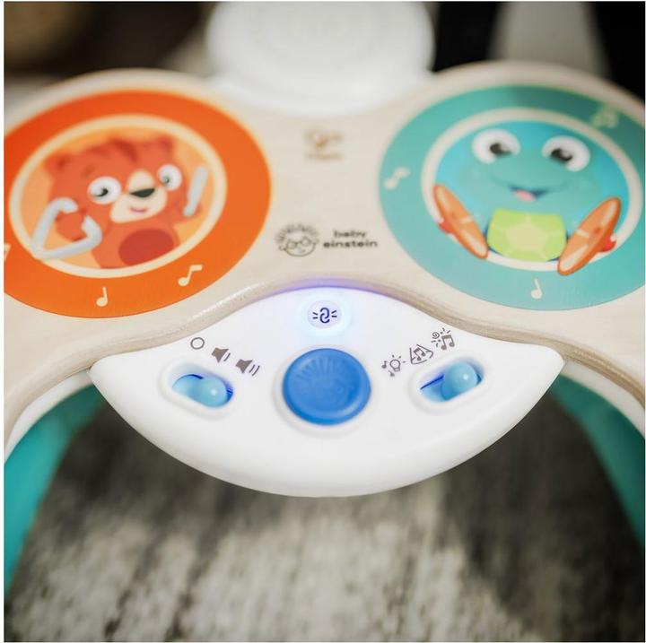 Productafbeelding Hape Deluxe Magic Touch Trommel (Duits, Frans, Italiaans, Engels)