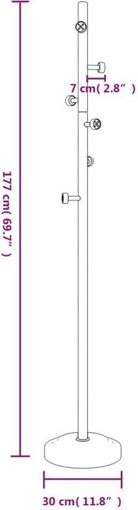 Image du produit vidaXL Garderobenständer