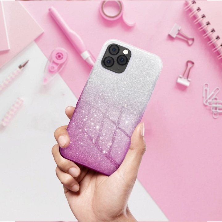 Produktbild OEM Back panel cover SHINING Case for XIAOMI Redmi Note 14 Pro Plus 5G transparent pink (Xiaomi Redmi Note 14 Pro 5G)