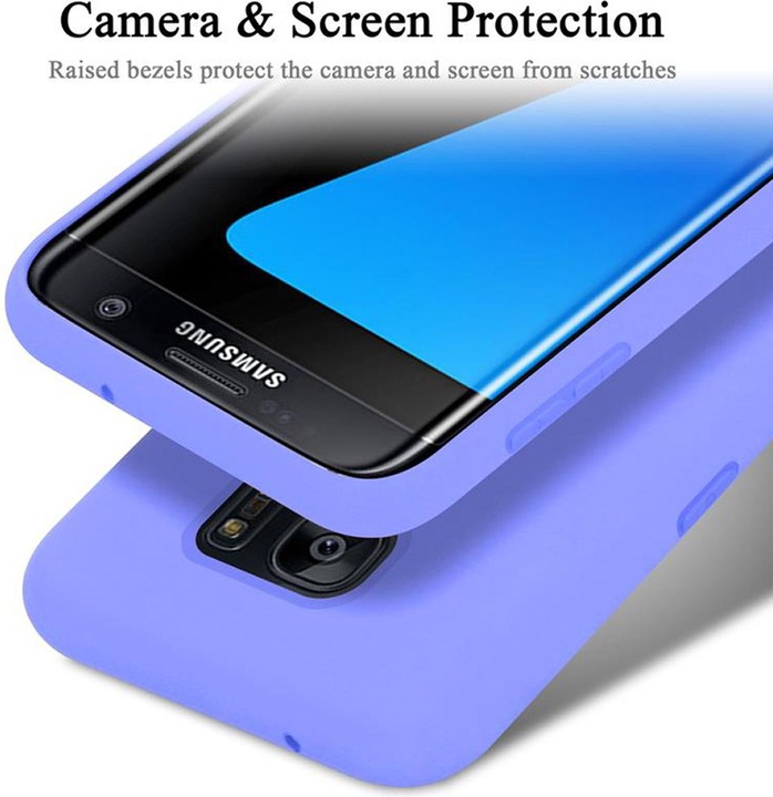 Produktbild Cadorabo TPU Liquid Silicone Case Cover (Samsung Galaxy S7 Edge)
