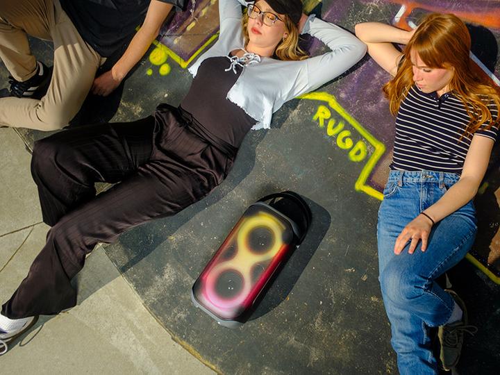 Actual product image Tracer King 2 Φορητό Ηχείο 50W 2.1,Bluetooth 5.1,TWS, λειτουργία Καραόκε,RGB LED,USB,Equalaizer μ (8 h)