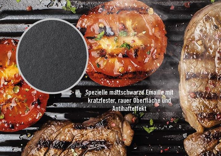 Image du produit Woll Grillpfanne Iron mit Steakpresse Chili (Poêle à grillades, Fonte)