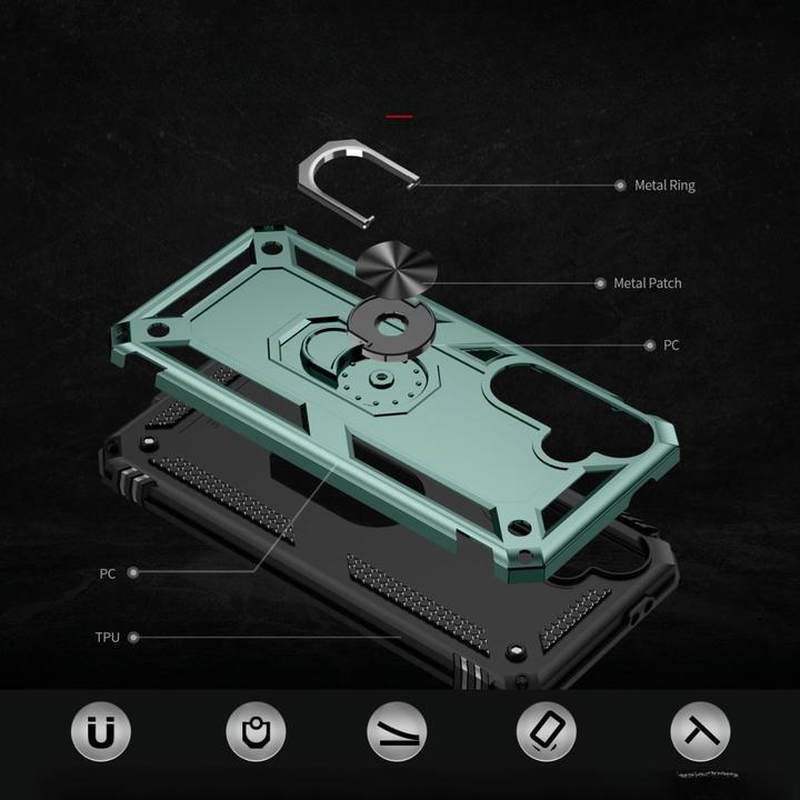 Actual product image Cover-Discount FE - Robust back cover with kickstand (Samsung Galaxy S24 FE)