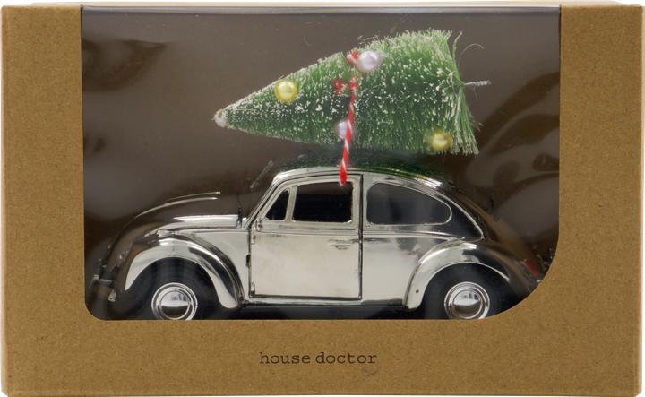 Actual product image House Doctor Decoration, HDXmas car, Silver