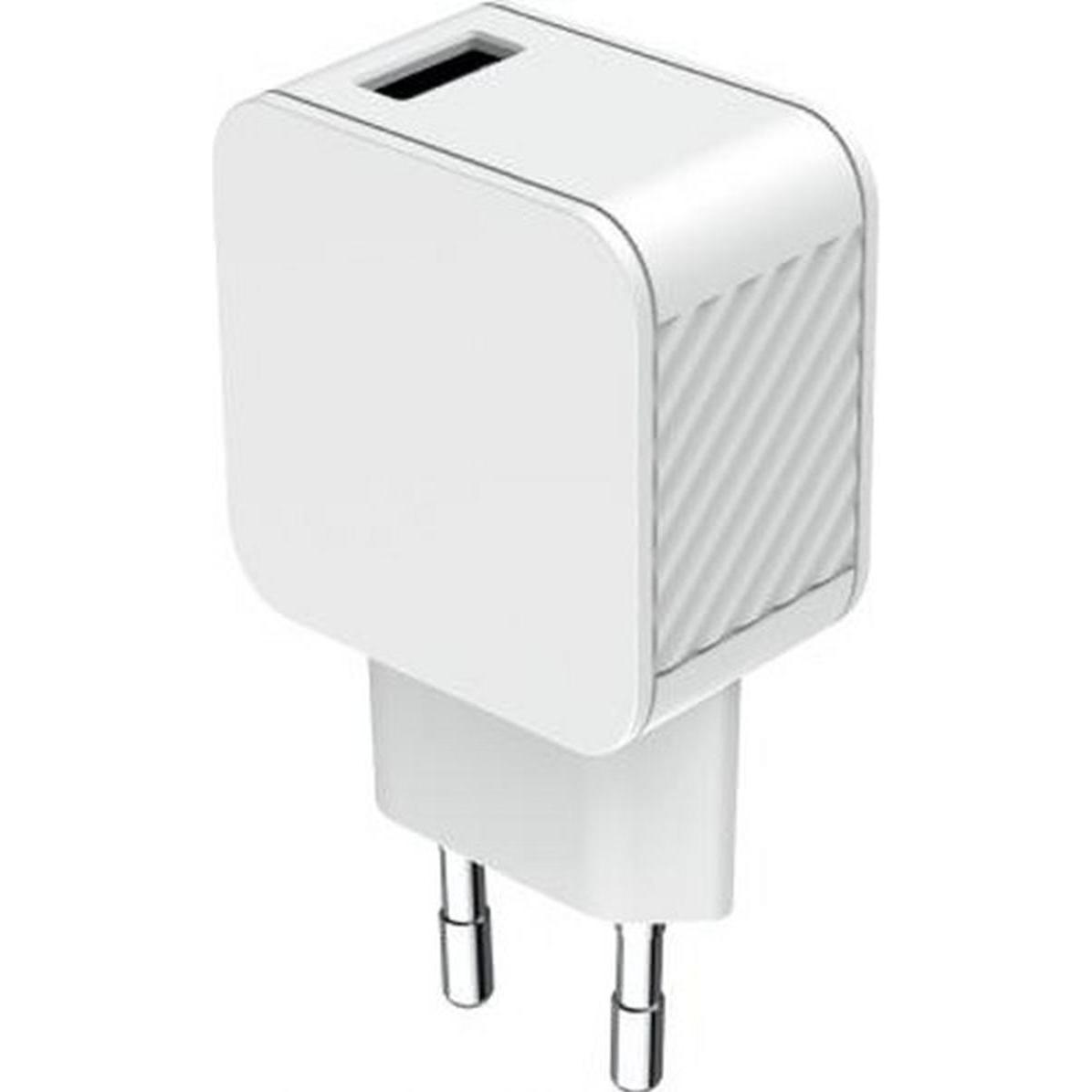 Bigben Connected CS 12W USB A IC Smart Recyclé Blanc (12 W), USB Ladegerät, Weiss
