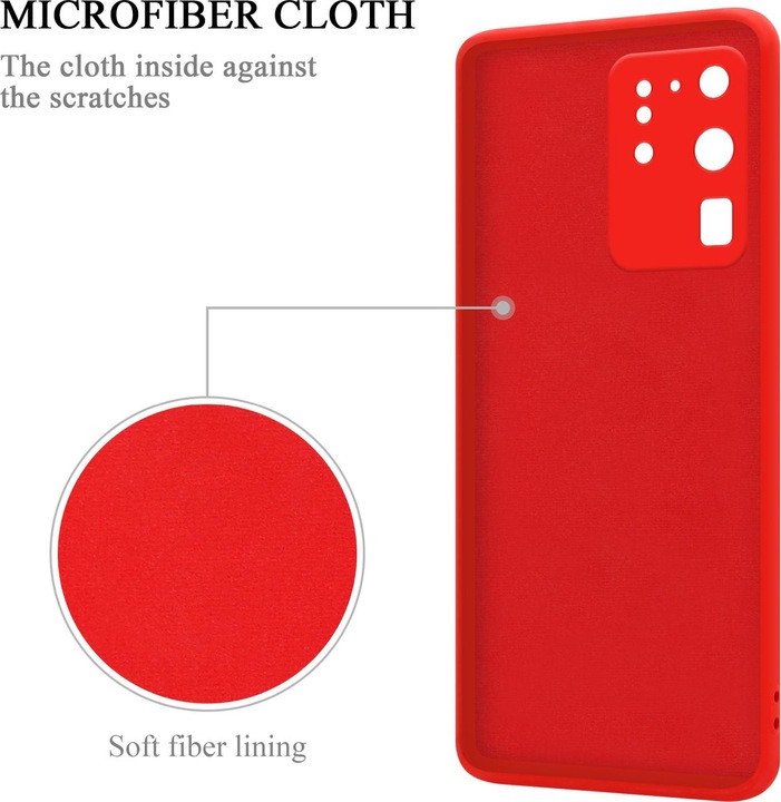 Actual product image Cadorabo TPU Liquid Ring Silicone Case Cover (Samsung Galaxy S20 Ultra)