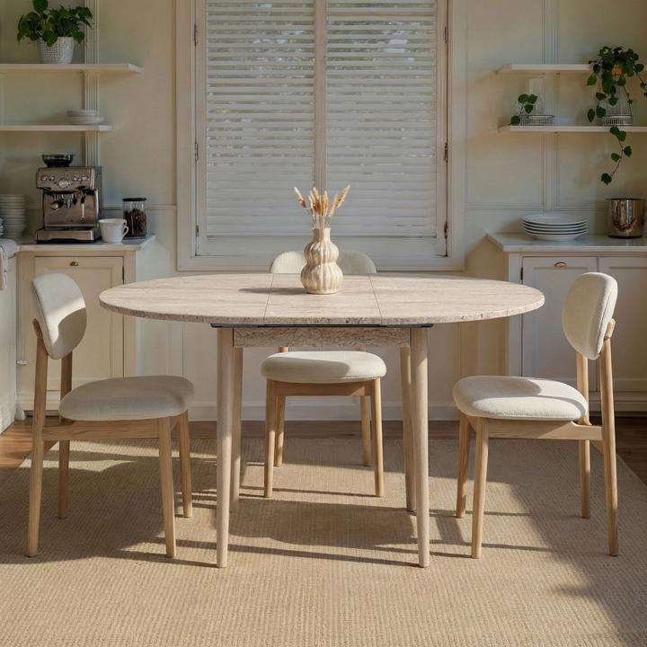 Image du produit Skye Decor Viona Extendable Dining Table (100 x 100 x 75 cm)