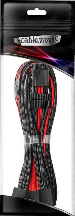 Image du produit CableMod Pro ModMesh 12VHPWR vers 3x PCI-e Extension - 45cm, noir/rouge (45 cm)