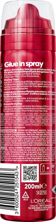 Image du produit L'Oréal Paris LOréal Studio Line - Indestructible Glue-in Spray (200 ml)