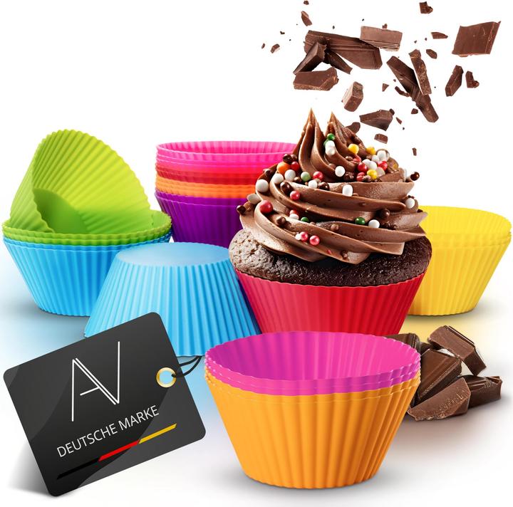 Produktbild Avanua Wiederverwendbare Silikon-Muffinförmchen