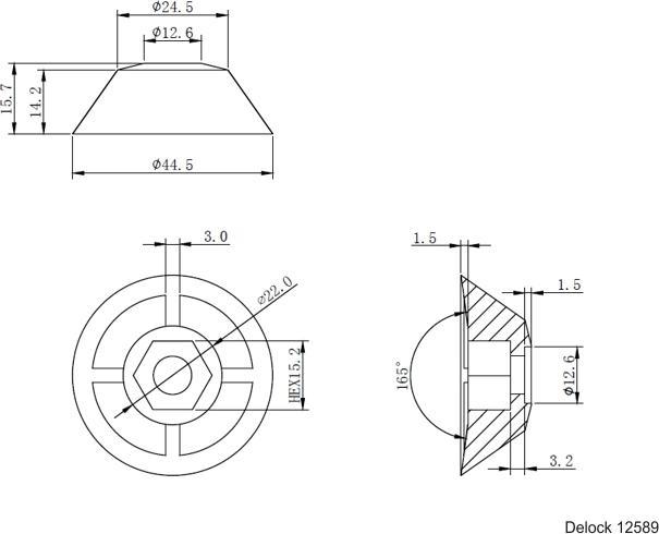 Produktbild Delock Antennenbasis