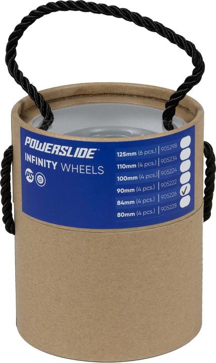 Produktbild Powerslide Skateboard Wheels Infinity 4-Pack 2023 (84 mm, 85A)