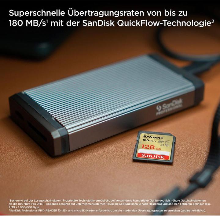 Productafbeelding SANDISK Extreme SDXC (128 GB, SDXC, UHS-I)